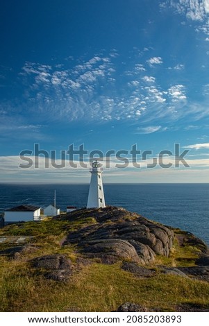 Canada, Newfoundland, Cape Spear Lighthouse.