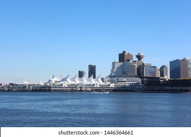 Canada Place With The Sea