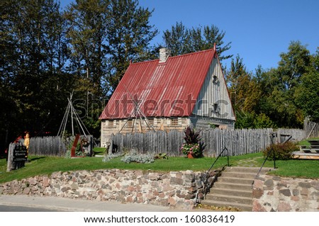 Canada, Quebec, Poste de Traite Chauvin Tadoussac