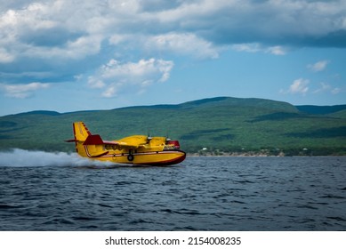  Canadair Water Bomber In Action