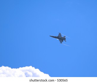 Canadian Air Force CF-18 Hornet Breaking Sound Barrier