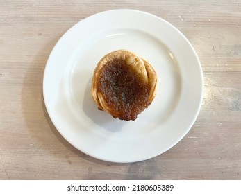 Canadian Butter Tart (a Small Pastry Tart Filled With A Deliciously Gooey Semi-solid Syrup Made Up Of Butter, Sugar, And Eggs)