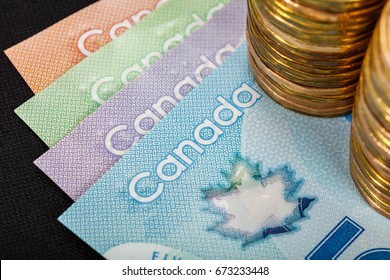 Canadian Dollar, concept of business and finance 