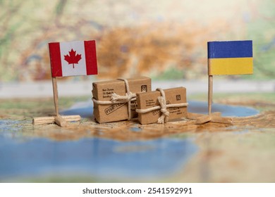 Canadian Humanitarian Support Enhances Partnership with Ukraine: Aid Packages Demonstrate Growing International Cooperation - Powered by Shutterstock