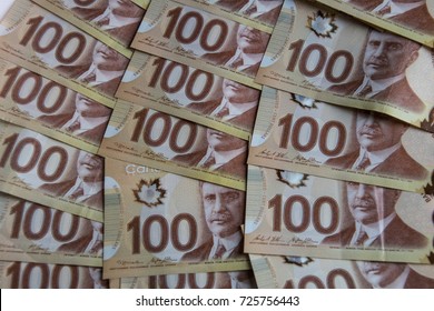Canadian hundred dollar bills