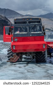 Canadian Ice Explorer During A Glacier Tour.