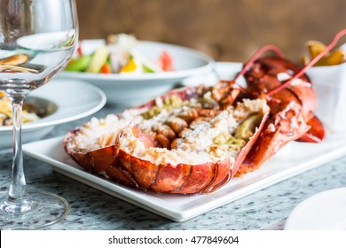 Canadian Lobster on dinner