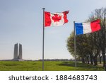 The Canadian National Vimy Memorial dedicated to the memory of the Canadian soldiers who fought to defend France at the Battle of Vimy Ridge