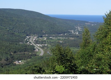 Canadian Natural Landscape, More Specifically On The Gaspé Peninsula In Quebec. 