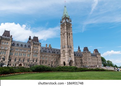 Canadian Parliament Building At Ottawa 