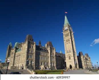 Canadian Parliament Building In Ottawa