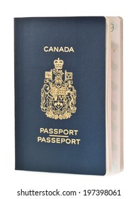 Canadian Passport Isolated On White