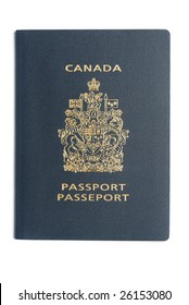 Canadian Passport Studio Isolated On White Background