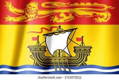 Canadian Provinces Flags Series - New Brunswick