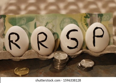 Canadian Registered Retirement Savings Plan Concept