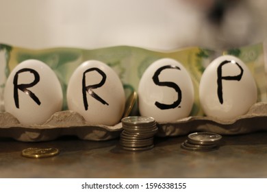 Canadian Registered Retirement Savings Plan Concept