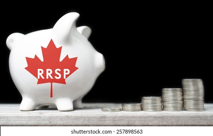 Canadian Registered Retirement Savings Plan Concept 