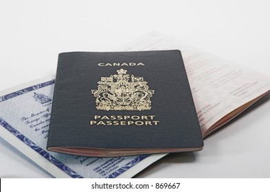 A Canadian Travel Passport.