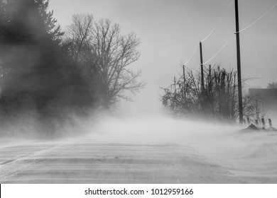 Canadian Winter Snow Squall