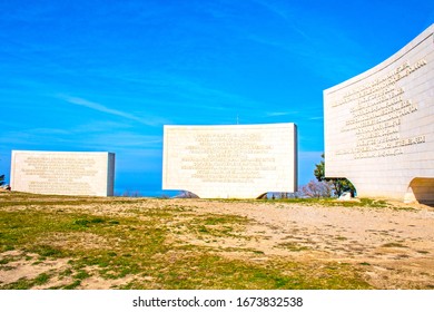 Canakkale, Turkey - 02-19-2020. The Battle Of The Lone Pine Was Held Between 6 And 10 August 1915, Between The Australian And New Zealand Army Corps And The Ottoman Empire Forces. Bloody Back Inscript