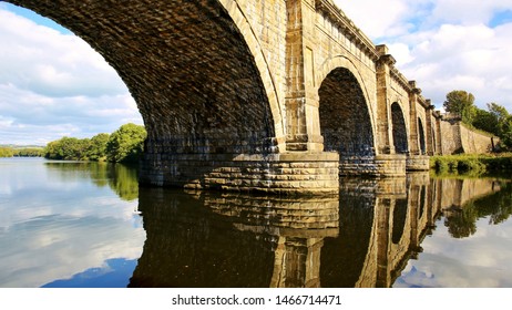 Canal Aqueduct Over The River Lune