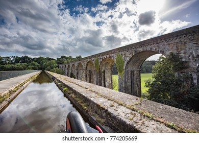 Canal Boat Chirk Aqueduct 