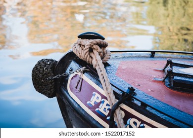 Canal Boat Near Paddington, London, England