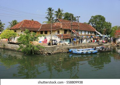 Canal In Kochi, Kerala, India