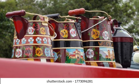 Canal Narrowboat Folk Art Painting And Decoration