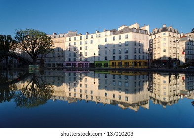 Canal Saint Martin In Paris