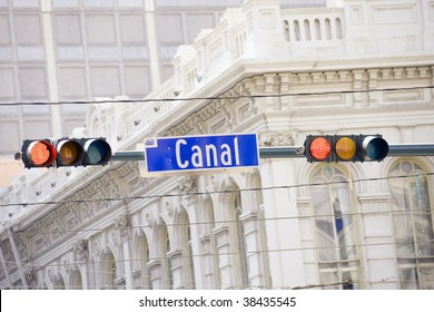 Canal Street Sign, Major New Orleans Street