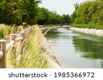 Canale Villoresi. The canal originates from the Ticino river in the locality of Maddalena, and flows into the Adda river, a 86 km (53 miles) long route.