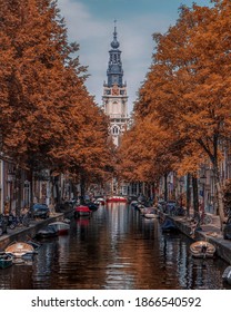Canals in Amsterdam City - Holland
