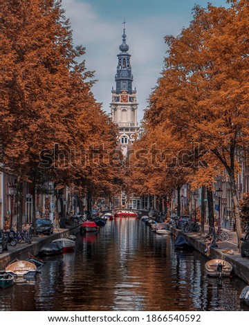 Canals in Amsterdam City - Holland