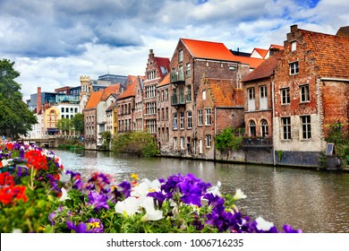 Canals of Gent, Belgium - Shutterstock ID 1006716235