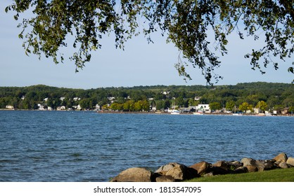 Canandaigua Pier as viewed from Kershaw park