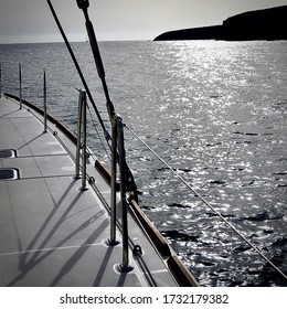 Canarias Boat Sunset Landscape shot - Shutterstock ID 1732179382