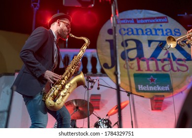 Canarias Jazz Mas Festival.  07/13/2020 . Bette Smith Show In Santa Brígida. Aaron Pozon Saxo. 2. Las Palmas. Spain