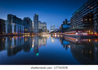 Canary Wharf By Night