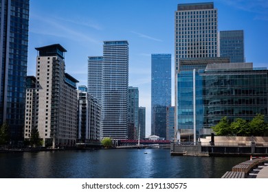 Canary Wharf London Financial Buildings 