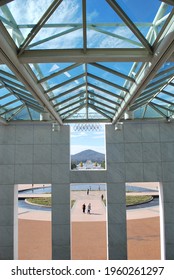 Canberra, ACT, Australia, April 15, 2021. Inside Of The Parliament House