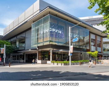 Canberra ACT Australia - November 19th 2020 - Canberra Centre Shopping Centre Facade on a Sunny Spring Afternoon