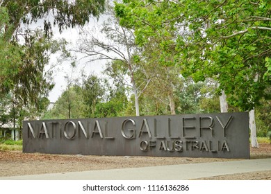 CANBERRA, AUSTRALIA -12 DEC 2016- View Of The National Gallery Of Australia, An Art Museum Located In The Australian Capital Territory.