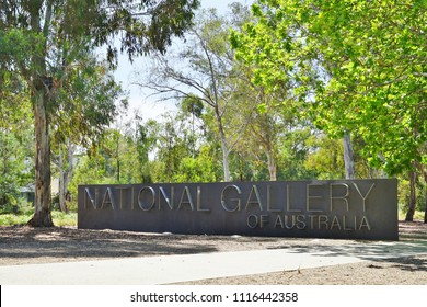 CANBERRA, AUSTRALIA -12 DEC 2016- View Of The National Gallery Of Australia, An Art Museum Located In The Australian Capital Territory.