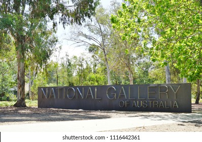 CANBERRA, AUSTRALIA -12 DEC 2016- View Of The National Gallery Of Australia, An Art Museum Located In The Australian Capital Territory.