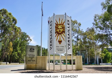 CANBERRA, AUSTRALIA -12 DEC 2016- View Of The National Gallery Of Australia, An Art Museum Located In The Australian Capital Territory.