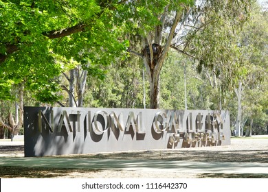 CANBERRA, AUSTRALIA -12 DEC 2016- View Of The National Gallery Of Australia, An Art Museum Located In The Australian Capital Territory.