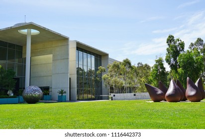 CANBERRA, AUSTRALIA -12 DEC 2016- View Of The National Gallery Of Australia, An Art Museum Located In The Australian Capital Territory.