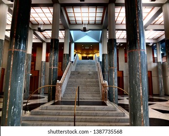 Canberra / Australia, 13th March 2014: Interior Foyer Of The Australian Parliament House