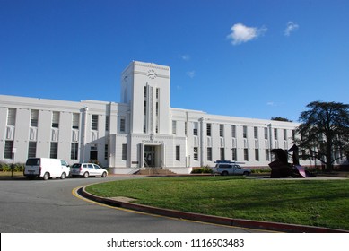 CANBERRA, AUSTRALIA - JULY 15, 2010: The Building Of School Of Art At Australian National University